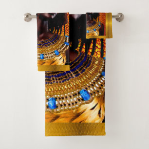 “Embrace the Majesty of Nubian Queens” Bath Towel Set
