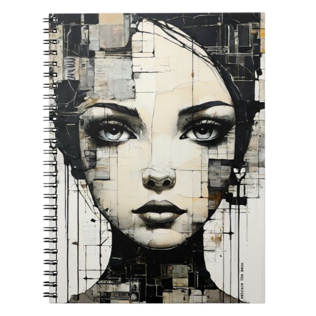 Embrace The Mess - It's OK | Notebook (Front)