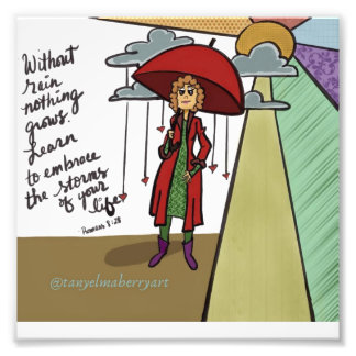 Embrace the Rain Photo Print