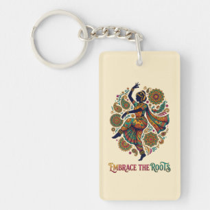 Embrace the Roots Dance Key Ring