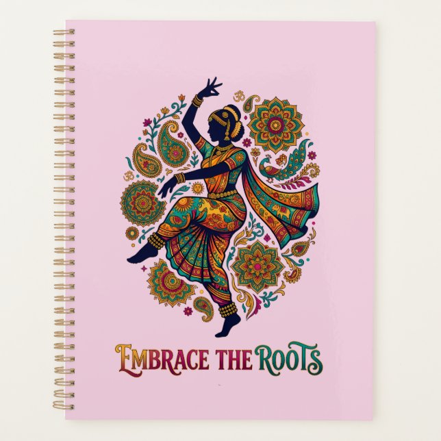 Embrace the Roots Dance Planner (Front)