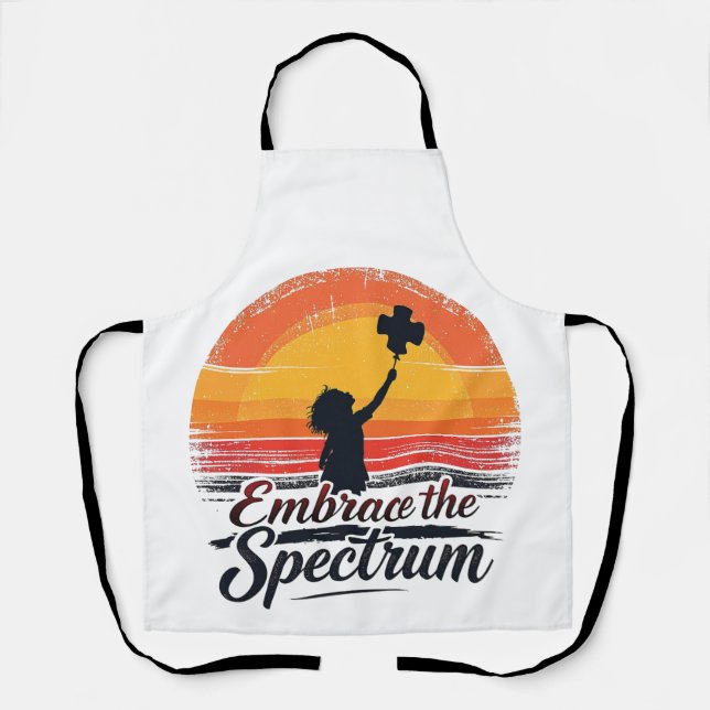 Embrace the Spectrum Autism Awareness  Apron (Front)