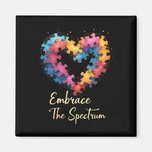 Embrace The Spectrum Autism Awareness Month Magnet