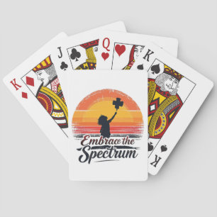 Embrace the Spectrum Autism Awareness Playing Cards