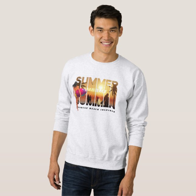 Embrace the Summer | Men Sweatshirt (Front Full)