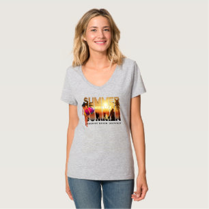Embrace the Summer Women V-Neck T-Shirt