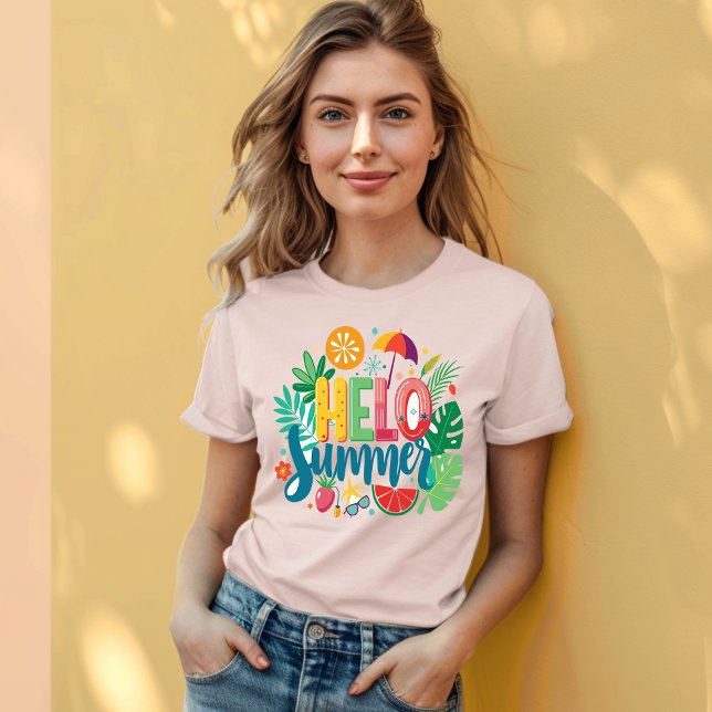 Embrace the Sunshine: Hello Summer T-Shirt (Creator Uploaded)