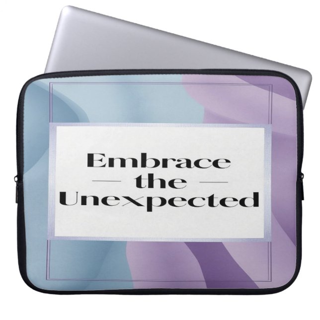 Embrace The Unexpected option 3 Laptop Sleeve (Front)