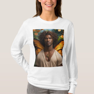 Embrace Transformation, Wear Freedom." "Wings of S T-Shirt