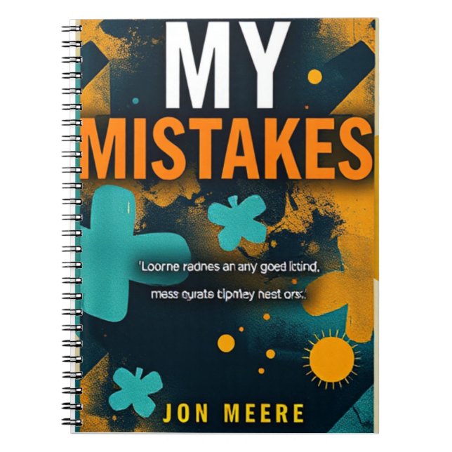 Embrace Your Flaws: My Mistakes Notebook (Front)