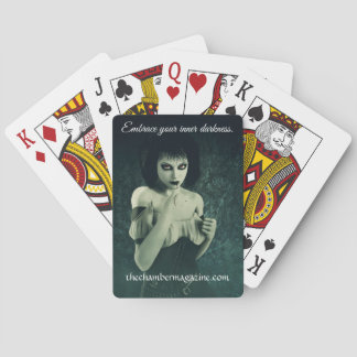 embrace your inner darkness vampire playing cards