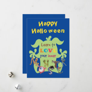 Embrace your inner monster holiday card
