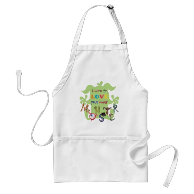 Embrace your inner monster  standard apron (Front)