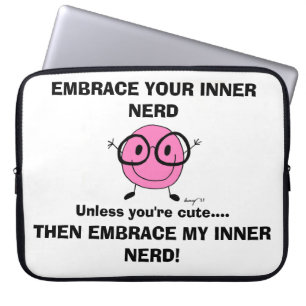 EMBRACE YOUR INNER NERD Laptop Sleeve