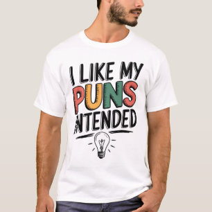 Embrace your love for clever wordplay with our "I T-Shirt
