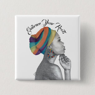 Embrace Your Roots Lapel Button
