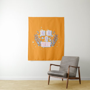 Embrace Yourself Positive Design Tapestry