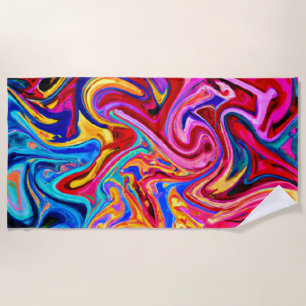 Embracing Abstraction for Visual Impact Beach Towel