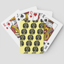 Embracing Arrowhead Necktie Playing Cards