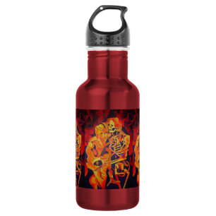 Embracing Death Colourful Geometric Art 532 Ml Water Bottle