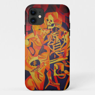 Embracing Death Colourful Geometric Art iPhone 11 Case