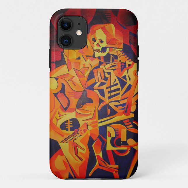 Embracing Death Colourful Geometric Art Case-Mate iPhone Case (Back)