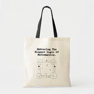 Embracing Elegant Math Logic Beauty of Numbers Tote Bag