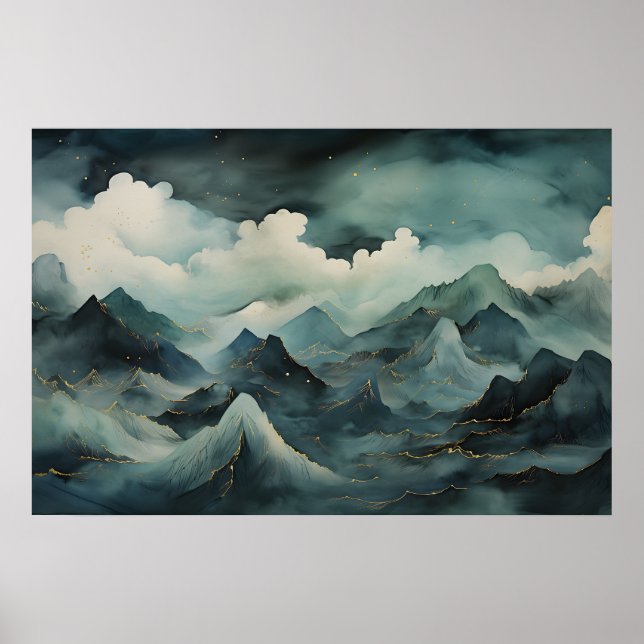 Embracing Fog, Clouds, and Nature's Beauty Poster (Front)