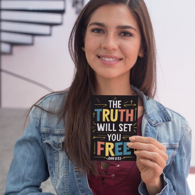 Embracing Freedom: The Truth Will Set You Free Postcard (Creator Uploaded)