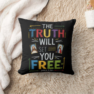 Embracing Liberation: The Truth Unveiled Cushion
