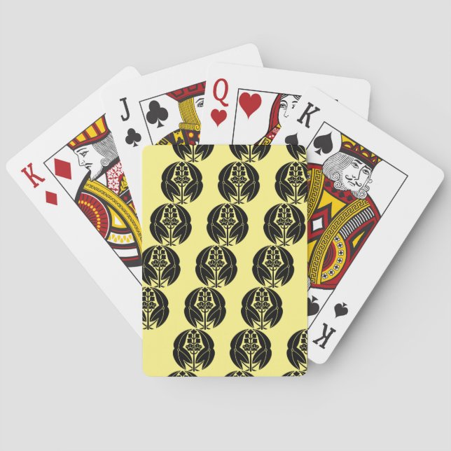 Embracing Omodaka Necktie Playing Cards (Back)