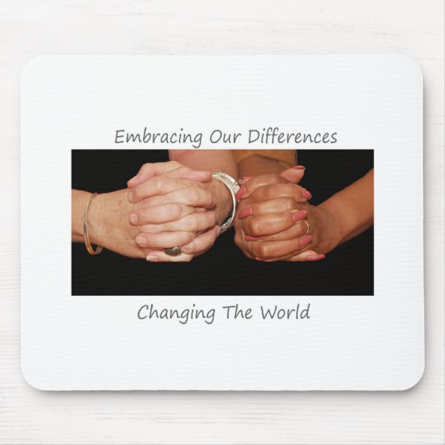 Embracing Our DIfferences Mouse Mat (Front)