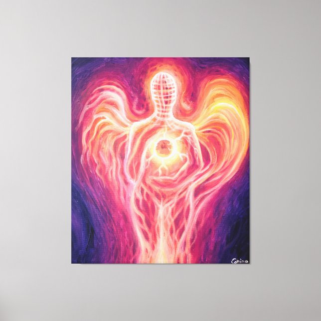 Embracing the inner sun canvas print (Front)
