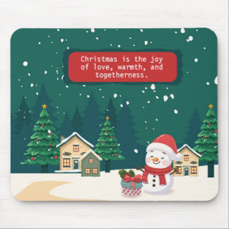 Embracing the Spirit of Christmas Mouse Mat