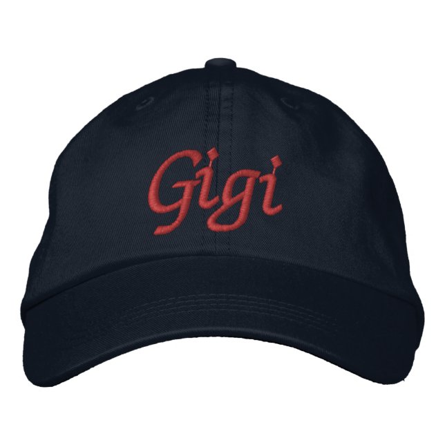 Embroidered adjustable baseball cap (Front)
