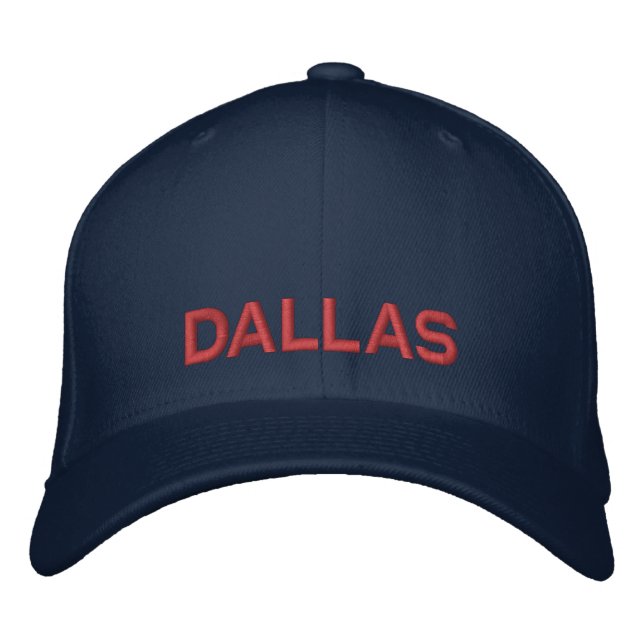 Embroidered adjustable Texas baseball cap (Front)