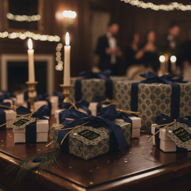 Embroidered Art Deco Pattern Wrapping Paper (Creator Uploaded)