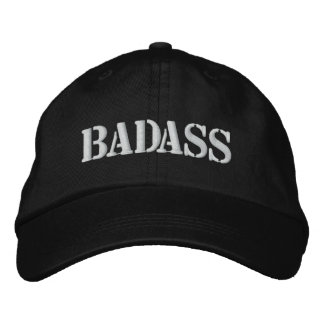 EMBROIDERED BADASS CAP