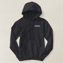 Embroidered Basic Hoodie Sweatshirt