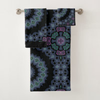 Embroidered beads pattern