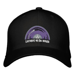 Embroidered Black Cap