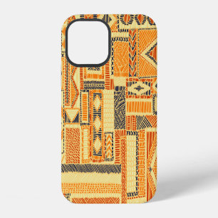 Embroidered Bohemian Patchwork Seamless Pattern iPhone 12 Case