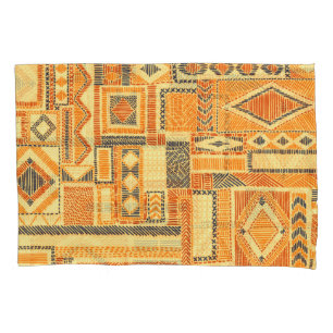Embroidered Bohemian Patchwork Seamless Pattern Pillowcase