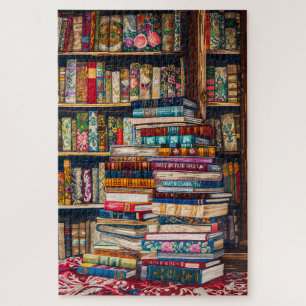 Embroidered Books Jigsaw Puzzle