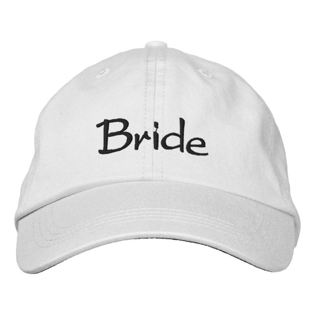 Embroidered Bride Cap (Front)