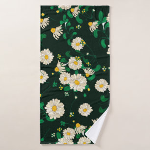 Embroidered children's drawing imitation. bath towel