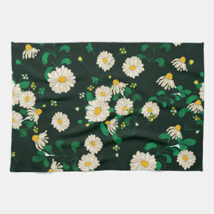 Embroidered children's drawing imitation. tea towel