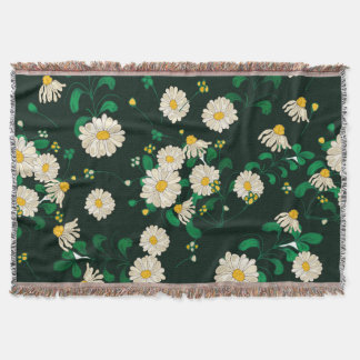 Embroidered children's drawing imitation. throw blanket