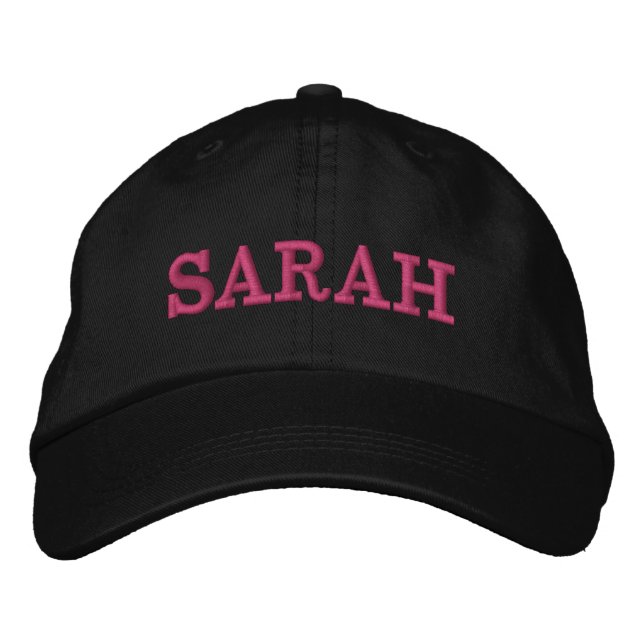 EMBROIDERED CUSTOM BASEBALL HAT FOR HER (Front)