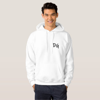 Embroidered DG (Dan Goodwin) Hoodie White